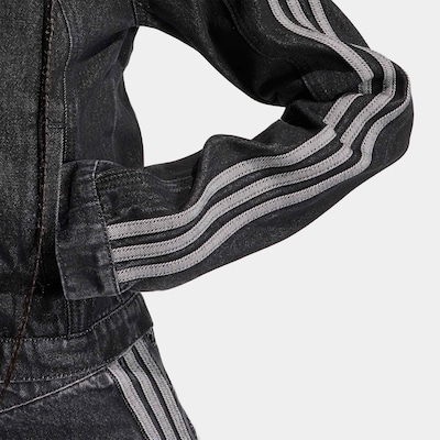 Geacă de primăvară-toamnă pe S ADIDAS ORIGINALS pe gri / negru denim, Vizualizare produs