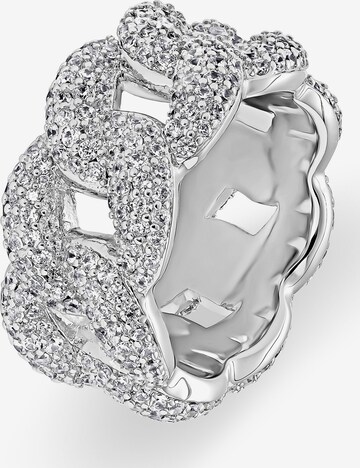 FAVS Ring in Silver: front