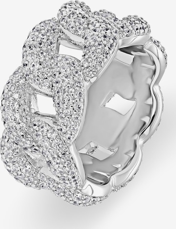 FAVS Ring in Silver: front