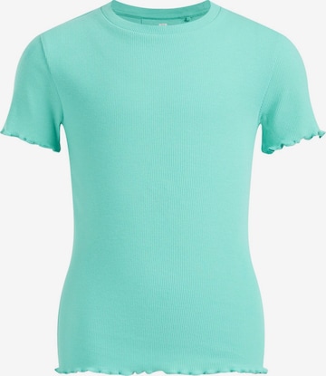 WE Fashion Shirt in Blauw: voorkant