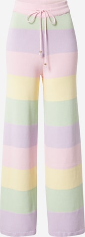 Olivia Rubin Wide leg Pants 'ISOBEL' in Mixed colors: front