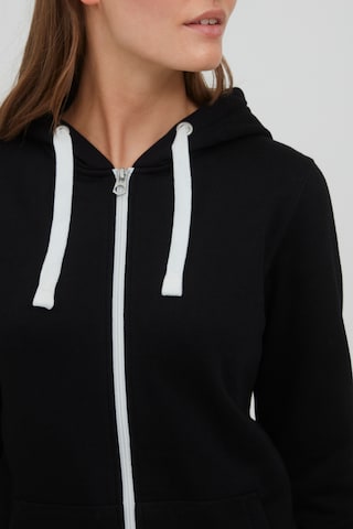 Oxmo Zip-Up Hoodie in Black