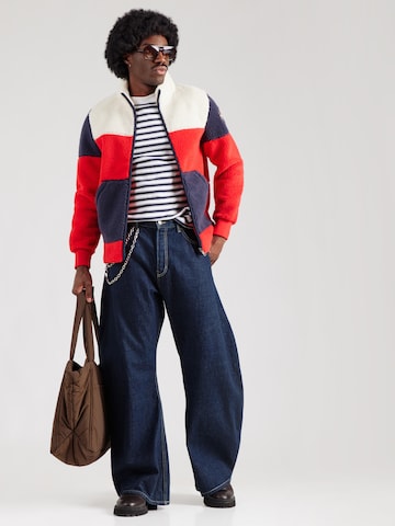 NAPAPIJRI Flisová bunda 'TARALGA' - Červená