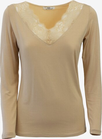 Influencer Shirt in Beige: front