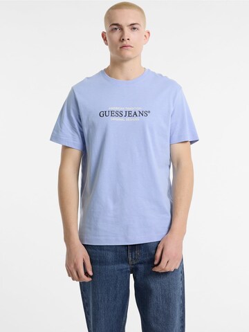 GUESS JEANS Shirt in Blue: front