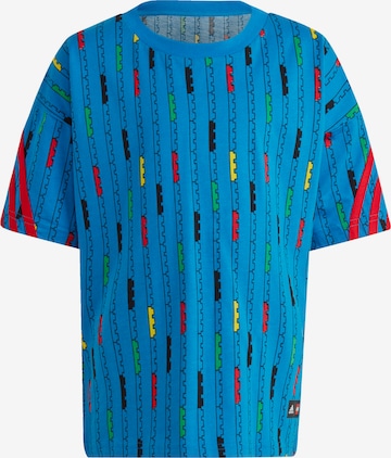 ADIDAS SPORTSWEAR Performance Shirt 'LEGO' in Blue: front