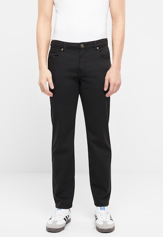 Urban Classics Slimfit Jeans in Schwarz: predná strana