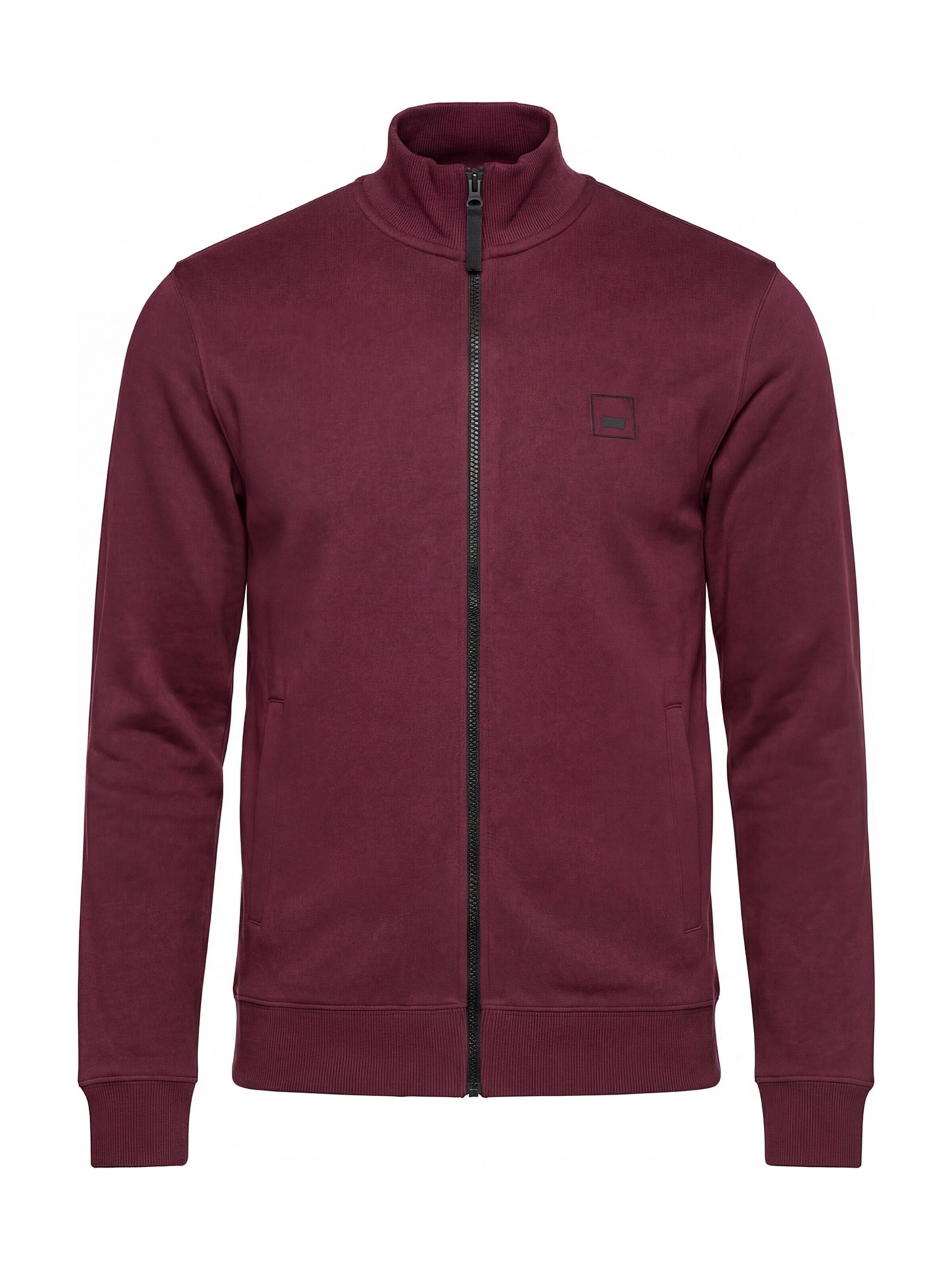 Carrera Jeans Sweatshirt 'Full Zip' in Red