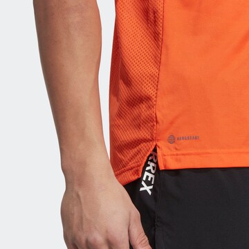 ADIDAS TERREX Performance Shirt 'Agravic' in Orange