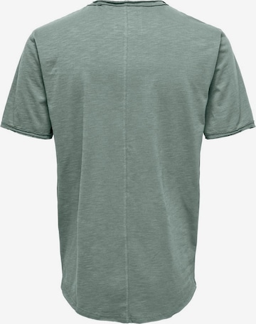 T-Shirt 'Benne' Only & Sons en vert