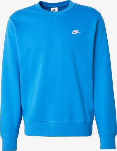 Megztinis be užsegimo 'Club Fleece' iš Nike Sportswear, spalva – neoninė mėlyna, Prekių apžvalga