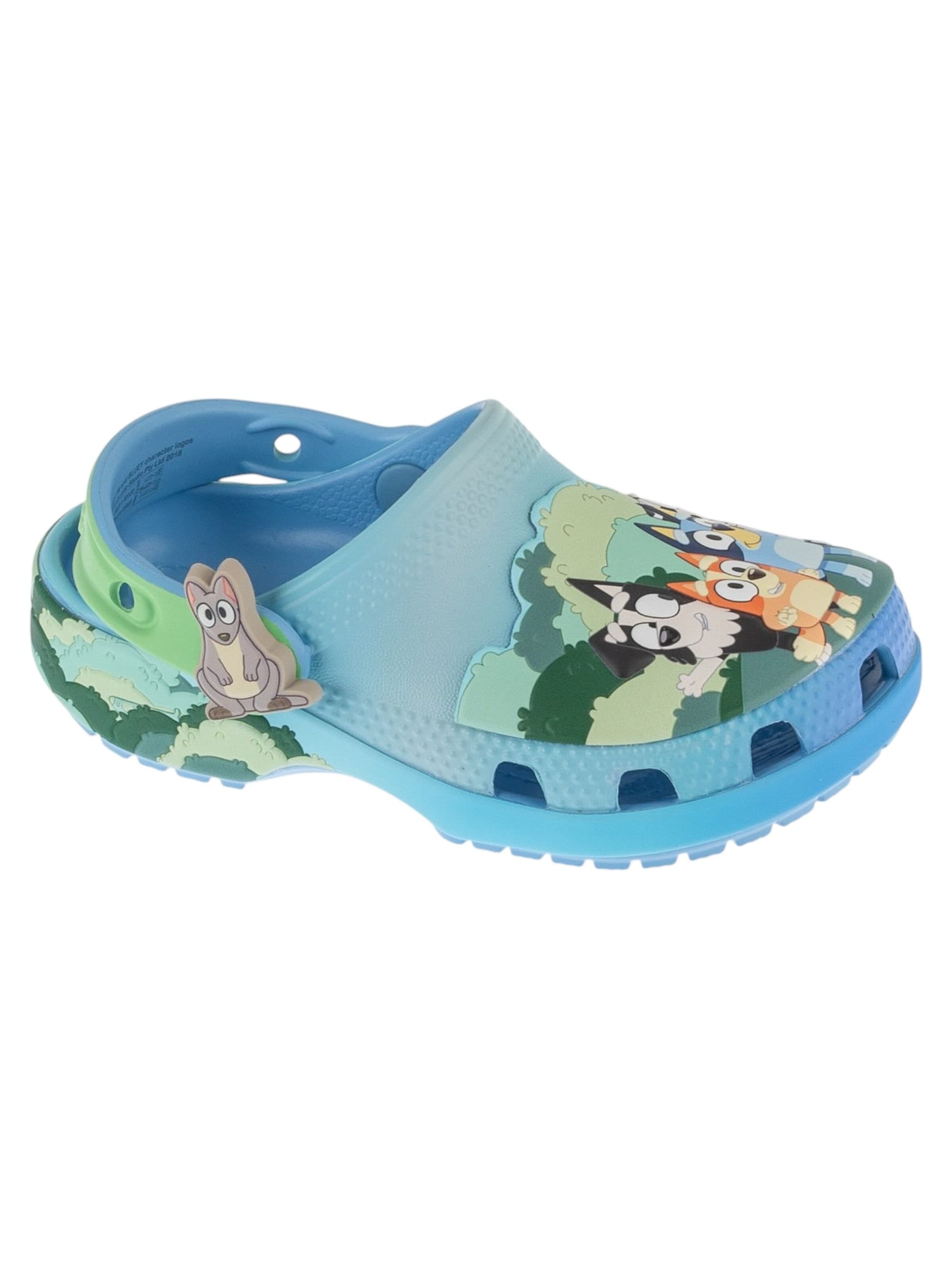 Crocs Open schoenen 'Bluey' in Blauw: voorkant