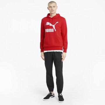 Sweat-shirt 'Classics' PUMA en rouge