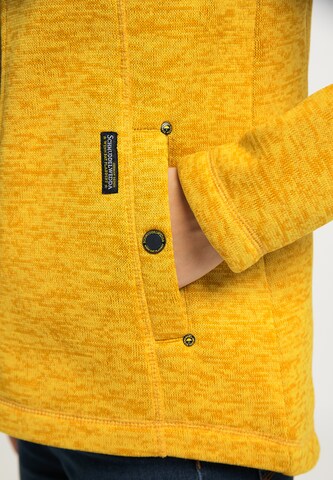 Schmuddelwedda Fleece jas in Geel