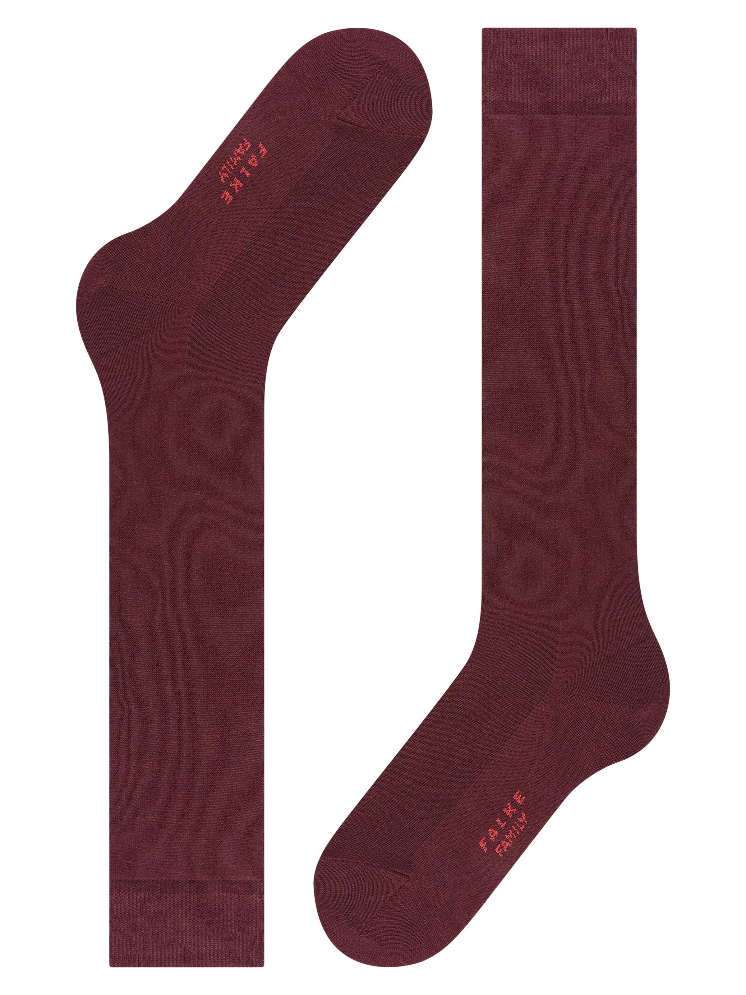 FALKE Knee High Socks 'Family' in Red