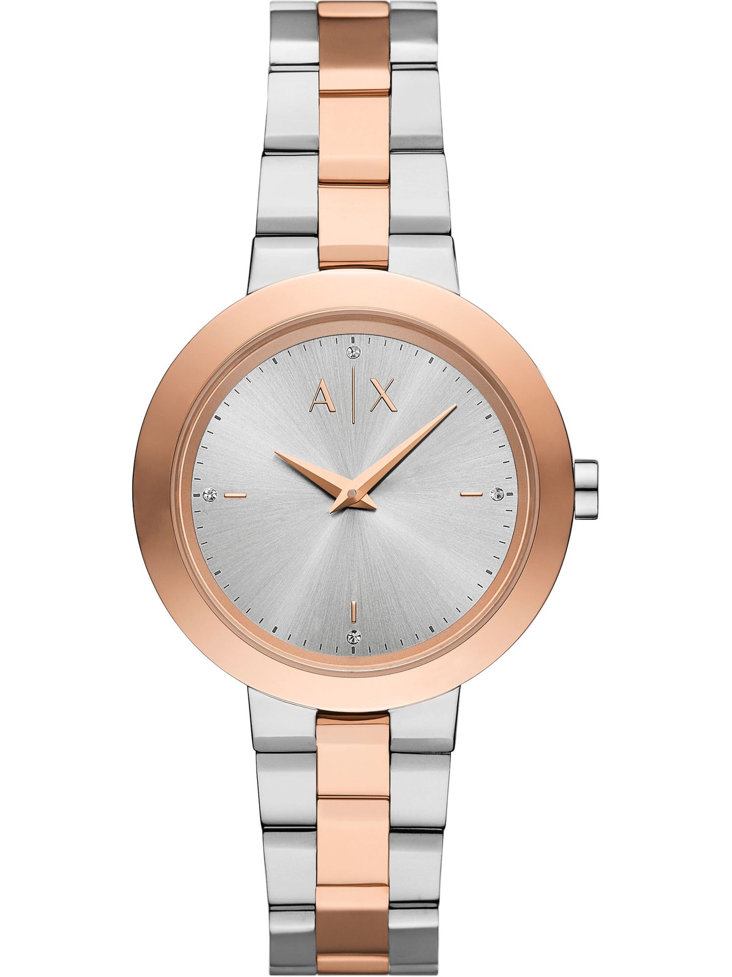 ARMANI EXCHANGE Analog Watch in Silver: front