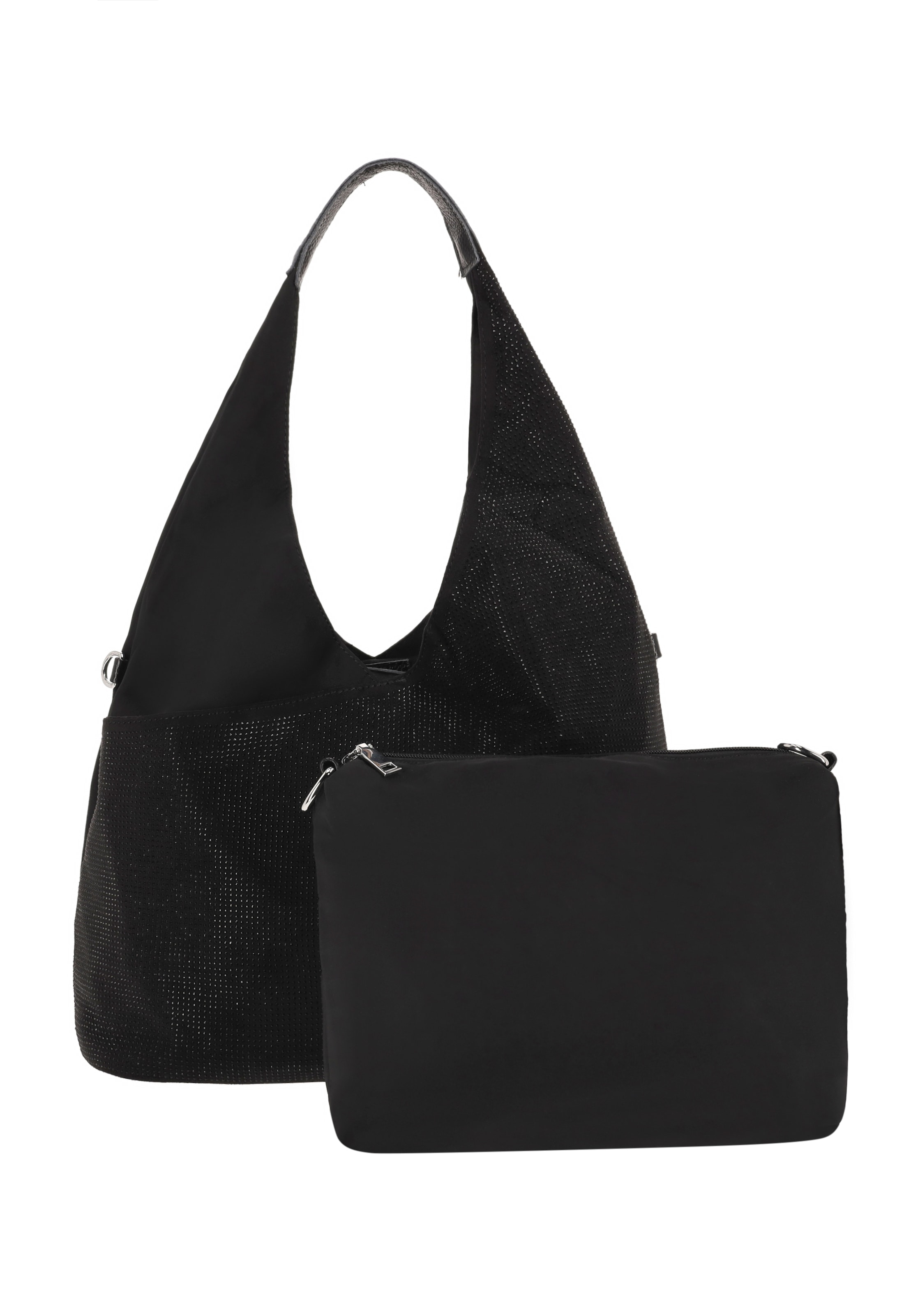 faina - Mala de ombro em preto