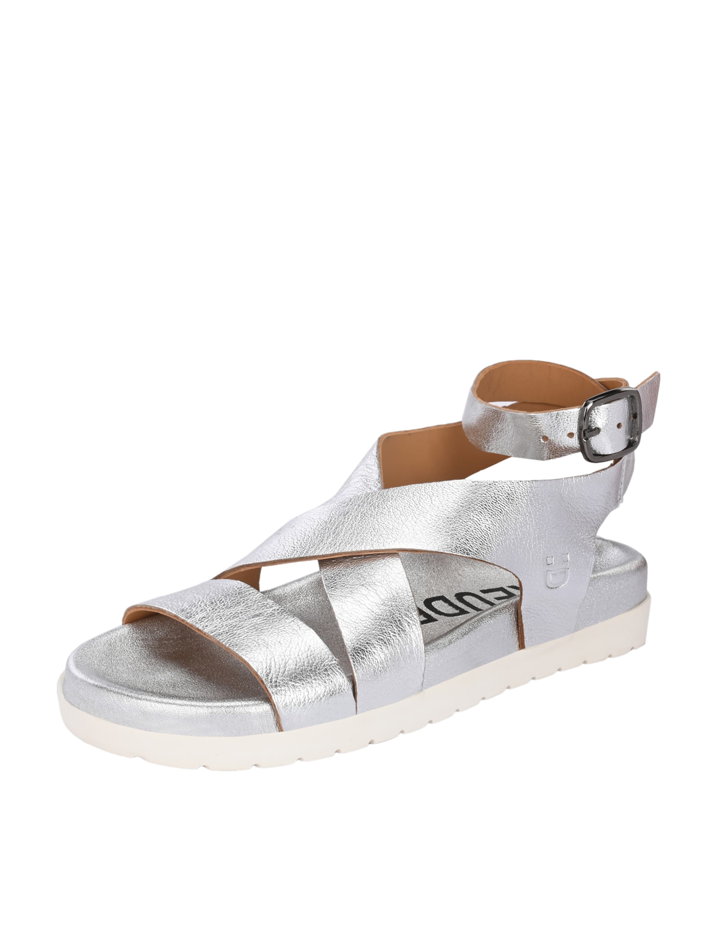 FREUDE Strap sandal 'ALESSIA' in Silver: front