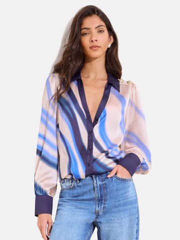 Lipsy Blouse in Blauw: voorkant