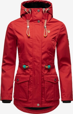 MARIKOO Between-Season Jacket 'Babetaa' in Red