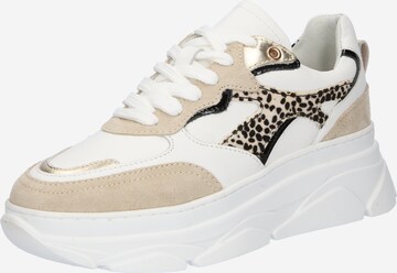 PS Poelman Sneakers low 'JANA' i beige: forside