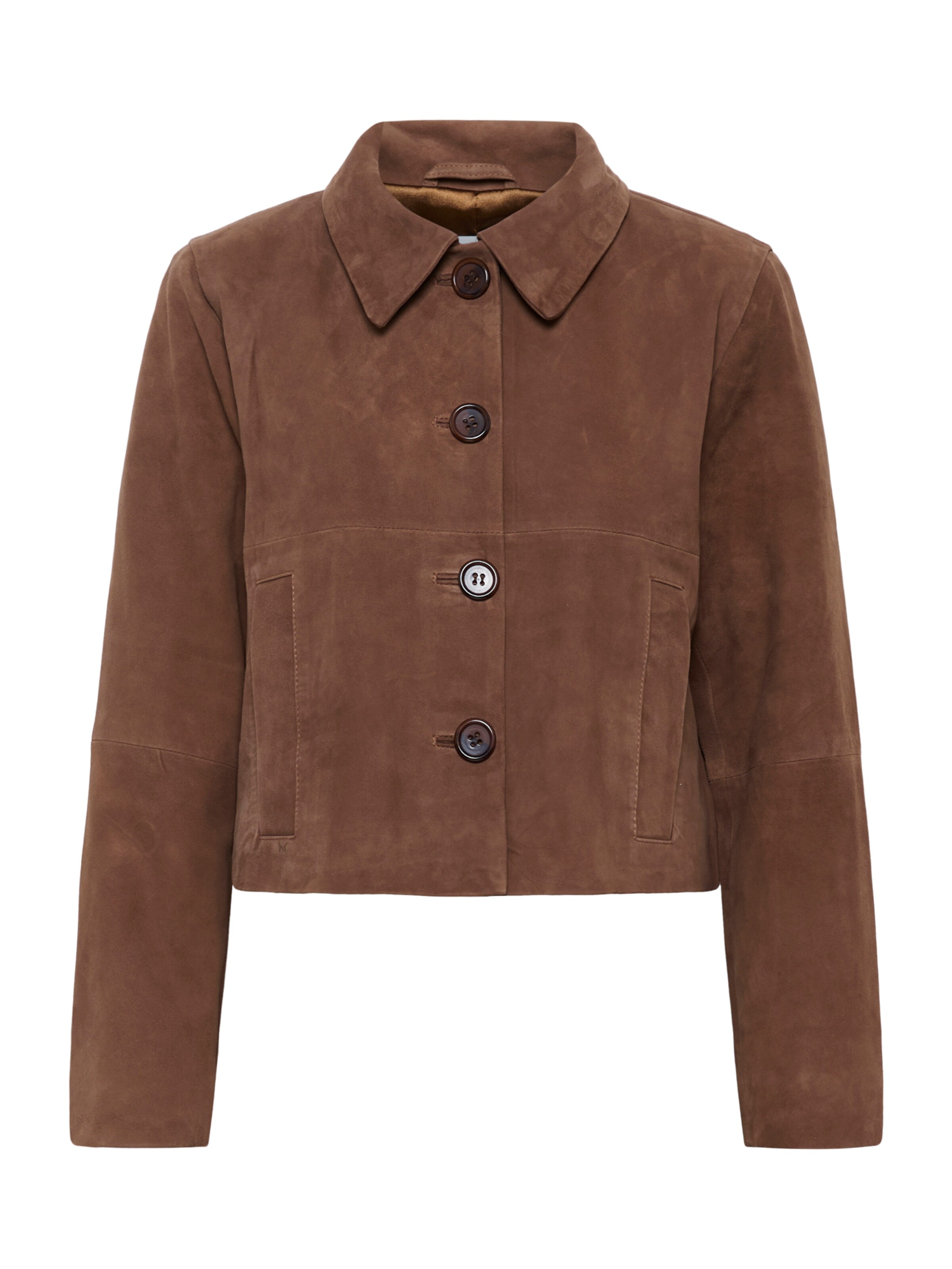 My Essential Wardrobe Преходно яке 'PetraMW' в кафяво: отпред