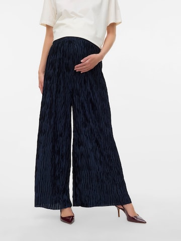 Wide Leg Pantalon Vero Moda Maternity en bleu : devant