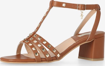 MEXX Strap Sandals in Brown: front