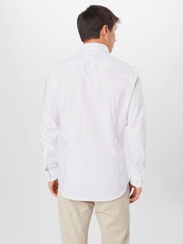 Coupe slim Chemise business 'Panko' JOOP! en blanc