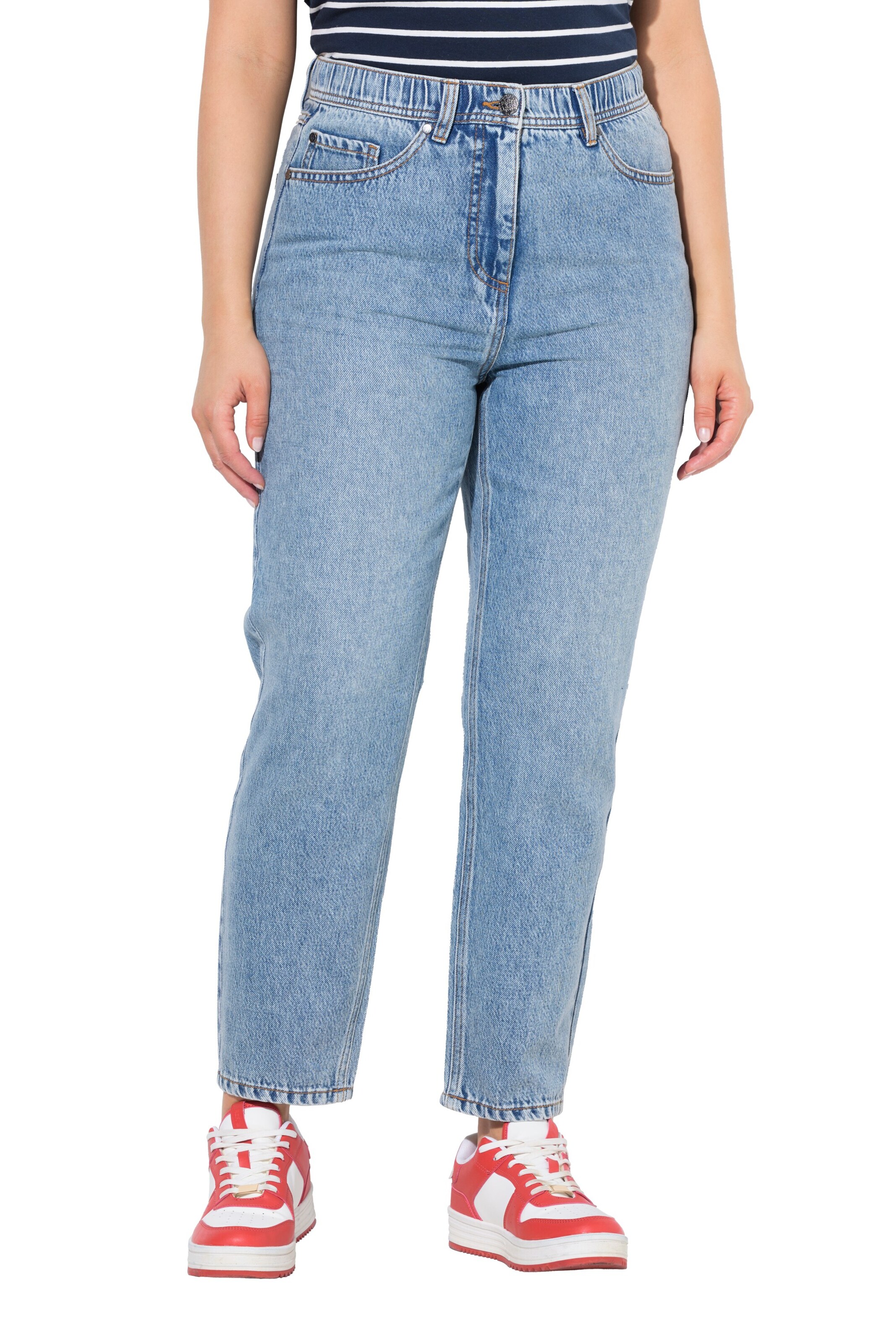 Ulla Popken Regular Jeans in Blue: front