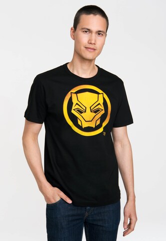 LOGOSHIRT Shirt in Black: front