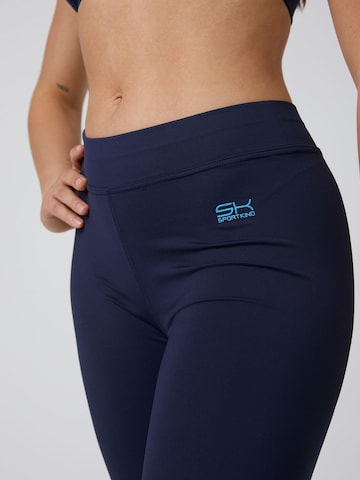SPORTKIND - Skinny Leggings '3/4 Sport Leggings' en azul