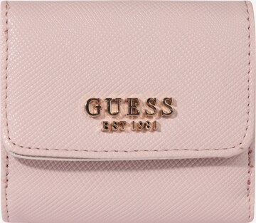 GUESS Wallet 'Laurel' in Pink: front