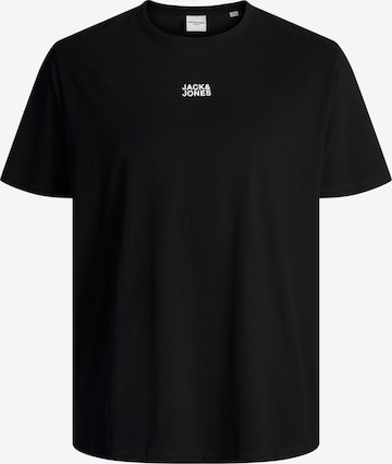 Jack & Jones Plus T-Shirt in Schwarz: predná strana