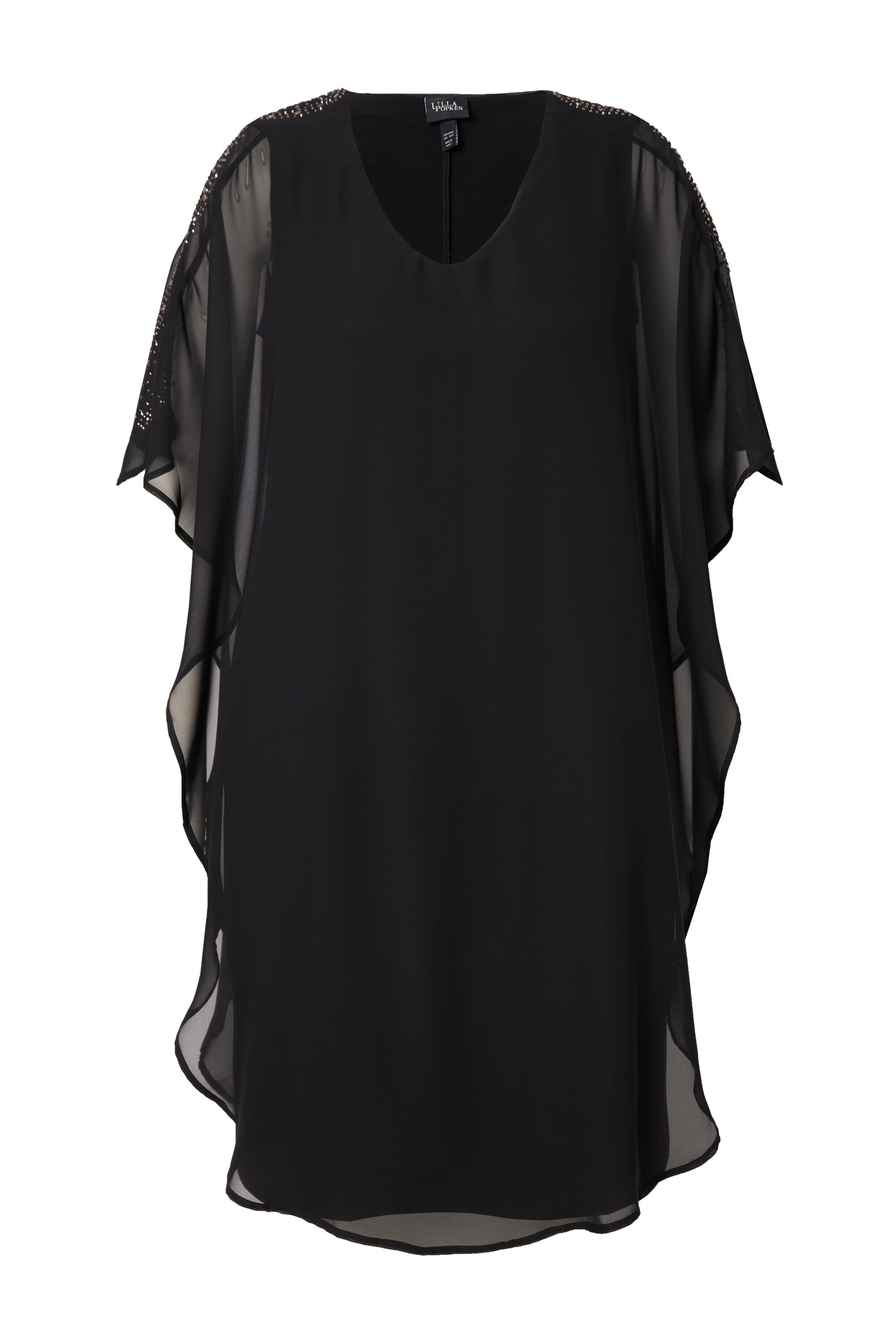 Ulla Popken Kleid in Schwarz: Vorderseite