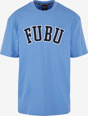 T-Shirt ' FM242-007-1 ' FUBU en bleu : devant