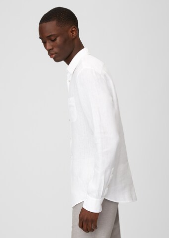 balta Marc O'Polo Standartinis modelis Marškiniai