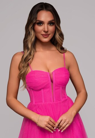 Ombre Evening dress in Pink