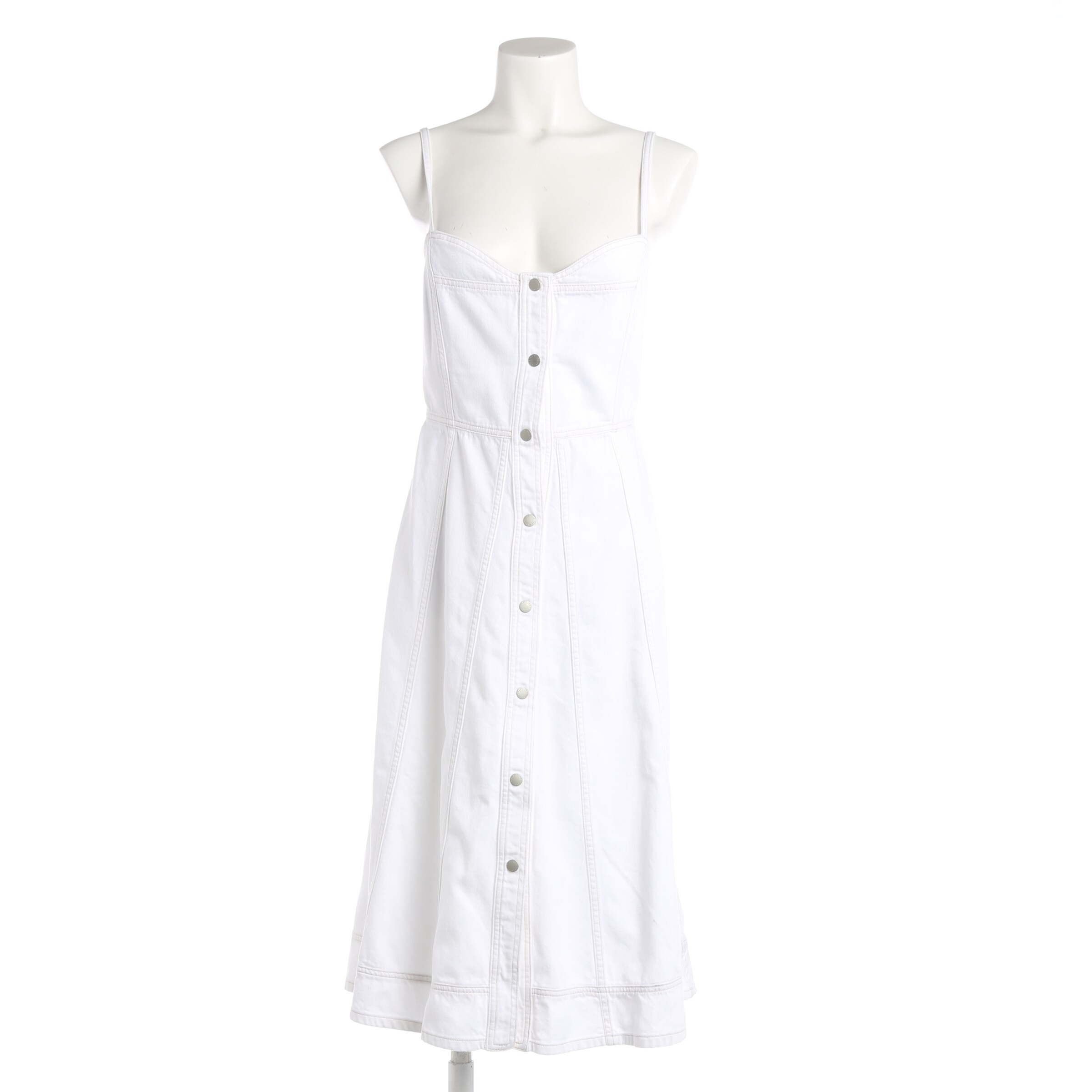 AG Jeans Kleid M in Weiß: Vorderseite