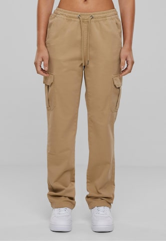 regular Pantaloni cargo di Urban Classics in beige: frontale