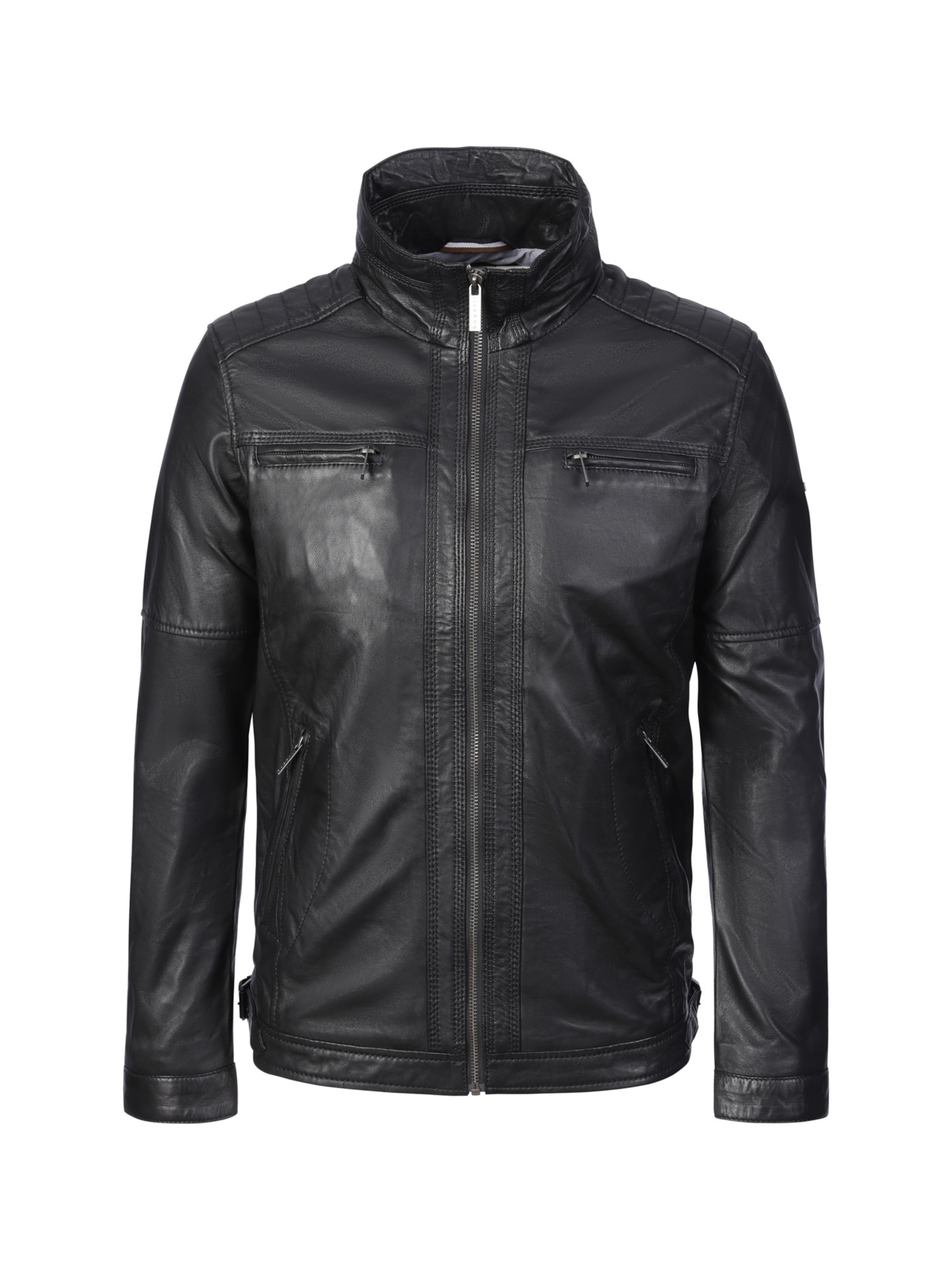 Giacca di mezza stagione 'Toulouse' di bugatti in nero: frontale