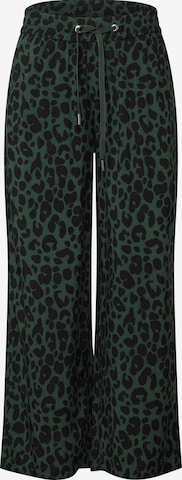 STREET ONE Loose fit Pants in Green: front
