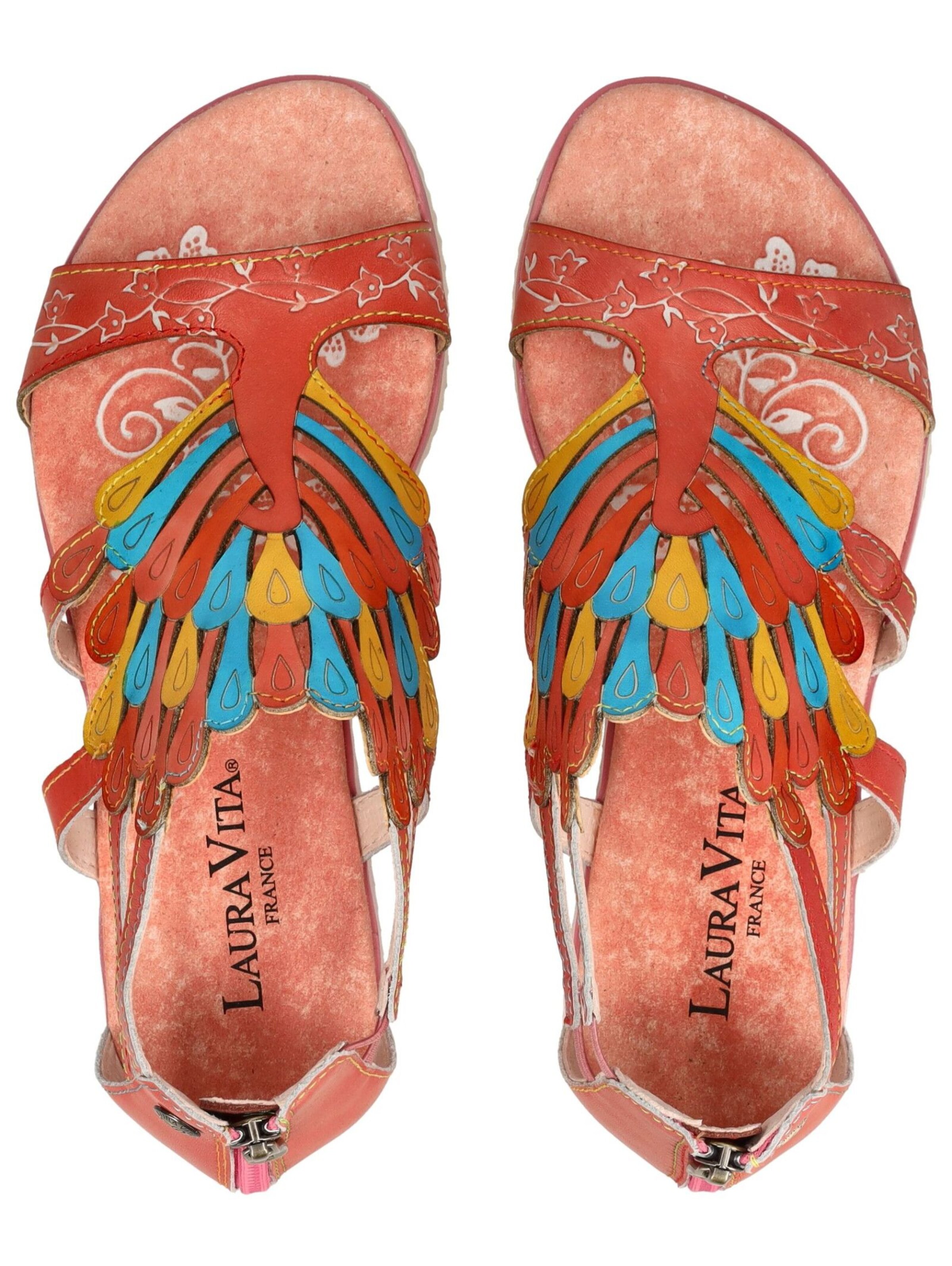 Laura Vita Sandalen met riem in Oranje