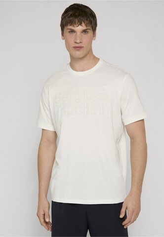 Sergio Tacchini - Camisa 'Nestore' em branco: frente