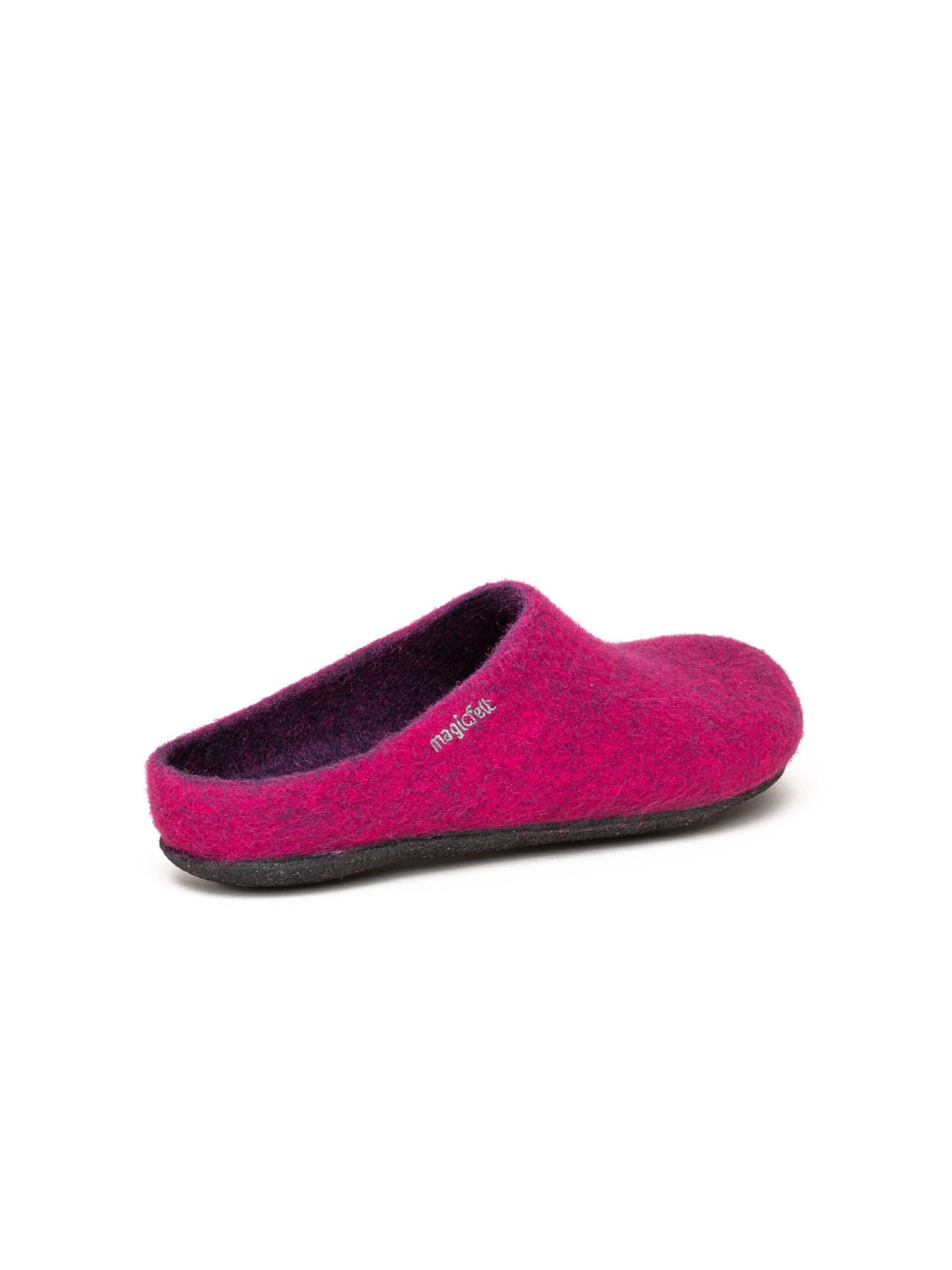 MagicFelt Slippers 'Filzpantoffel Magicfelt 709' in Pink