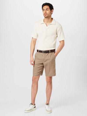 UNITED COLORS OF BENETTON Regular Shorts in Braun