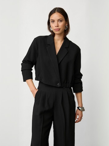 co'couture - Blazer ' AcrileCC ' en negro: frente