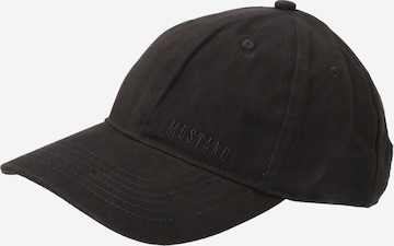 Șapcă de la MUSTANG pe negru: față