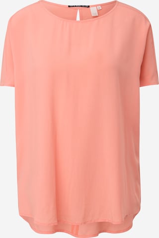 T-shirt QS en orange : devant