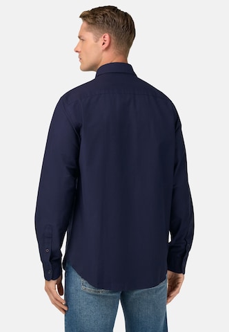 Coupe regular Chemise Boggi Milano en bleu